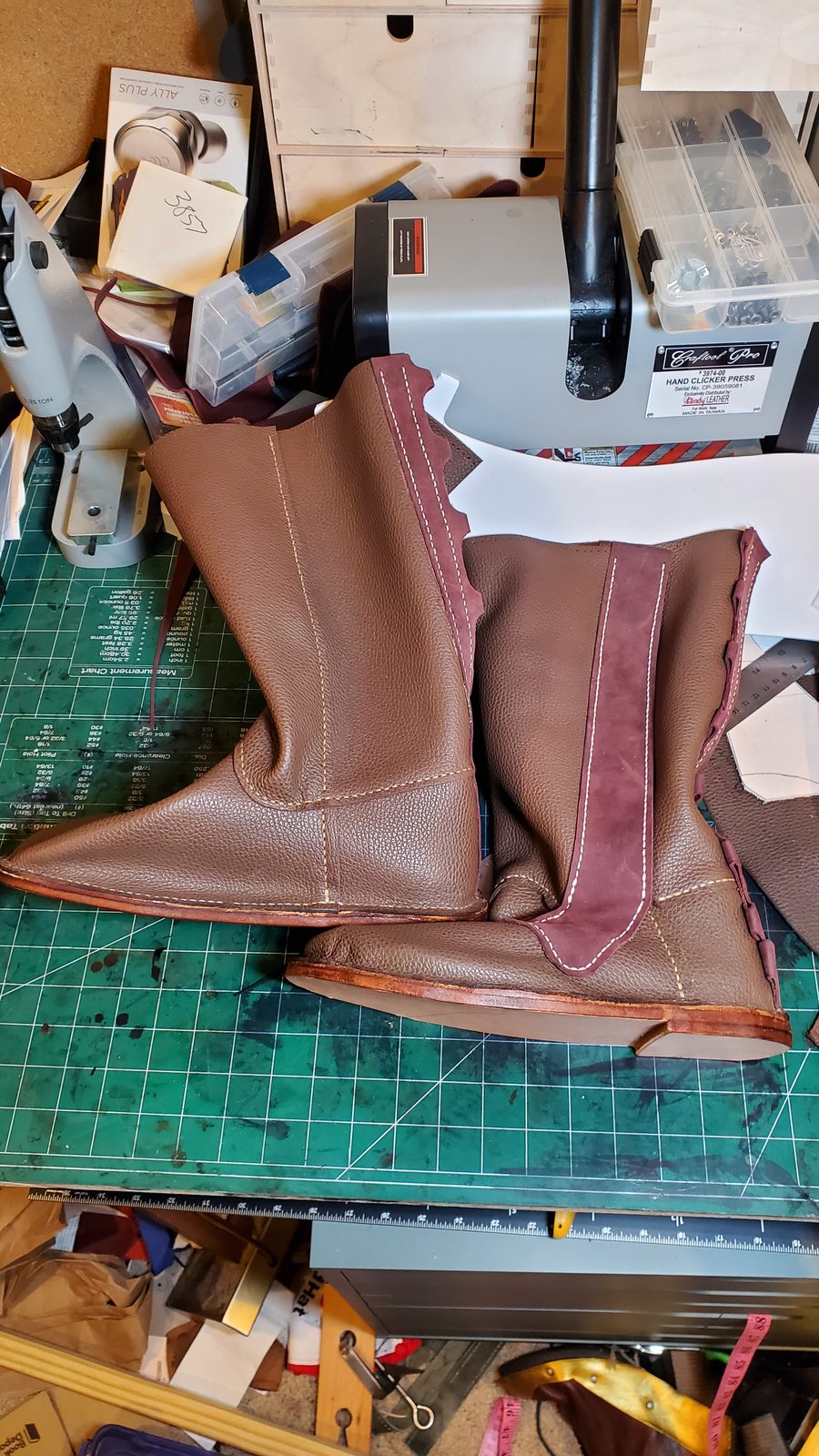 Black boot side