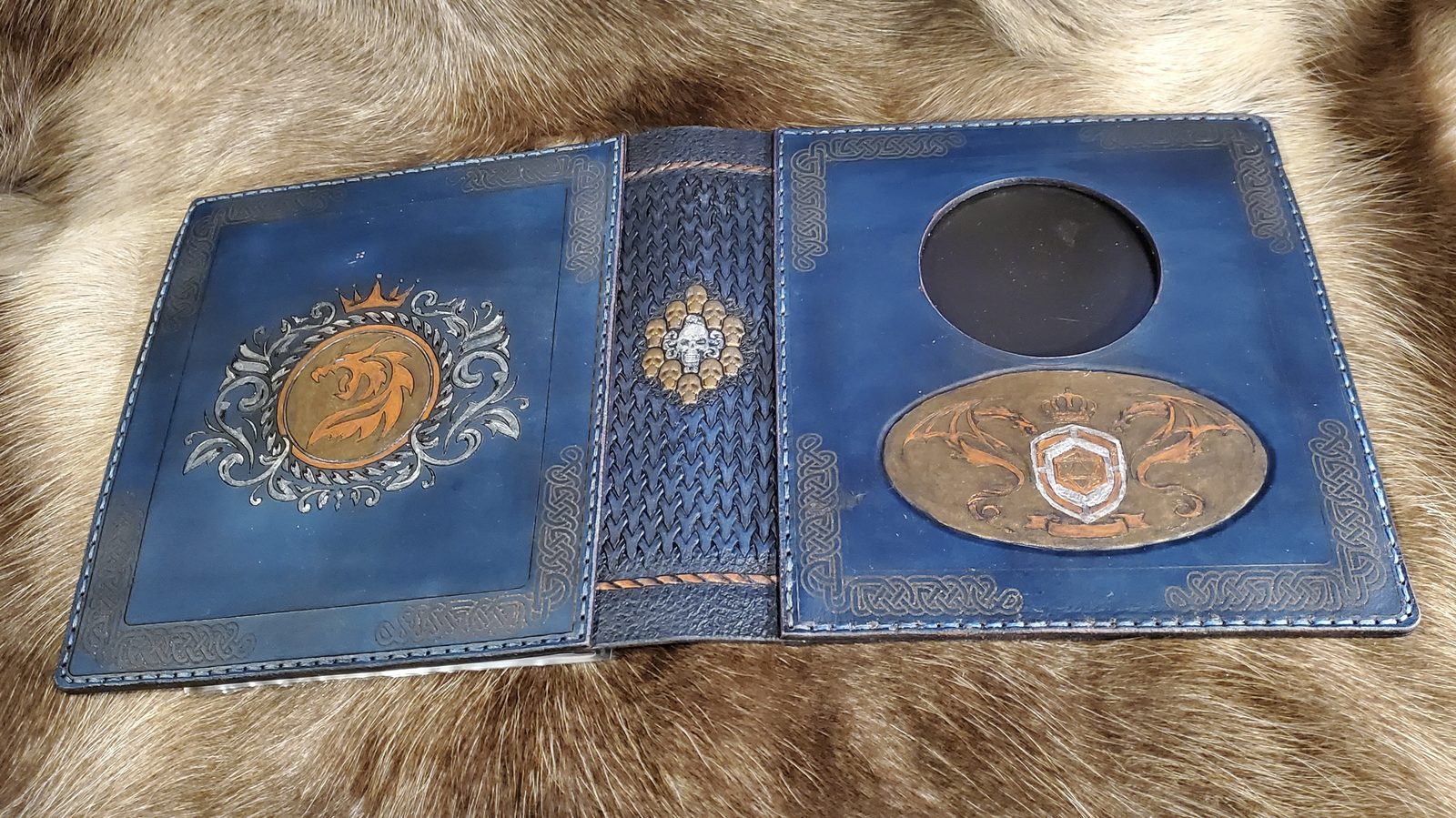 Tooled character book inside