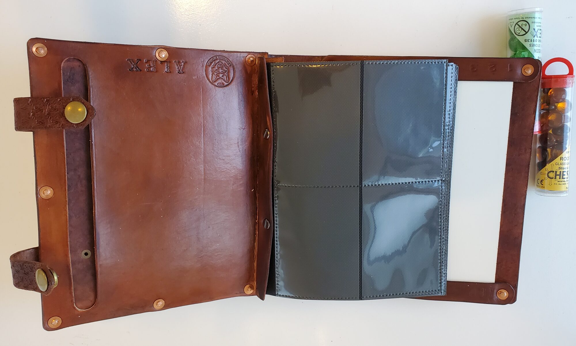 Character book inside back