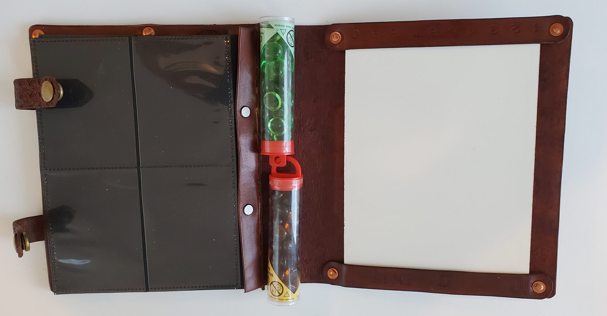 Character book inside front