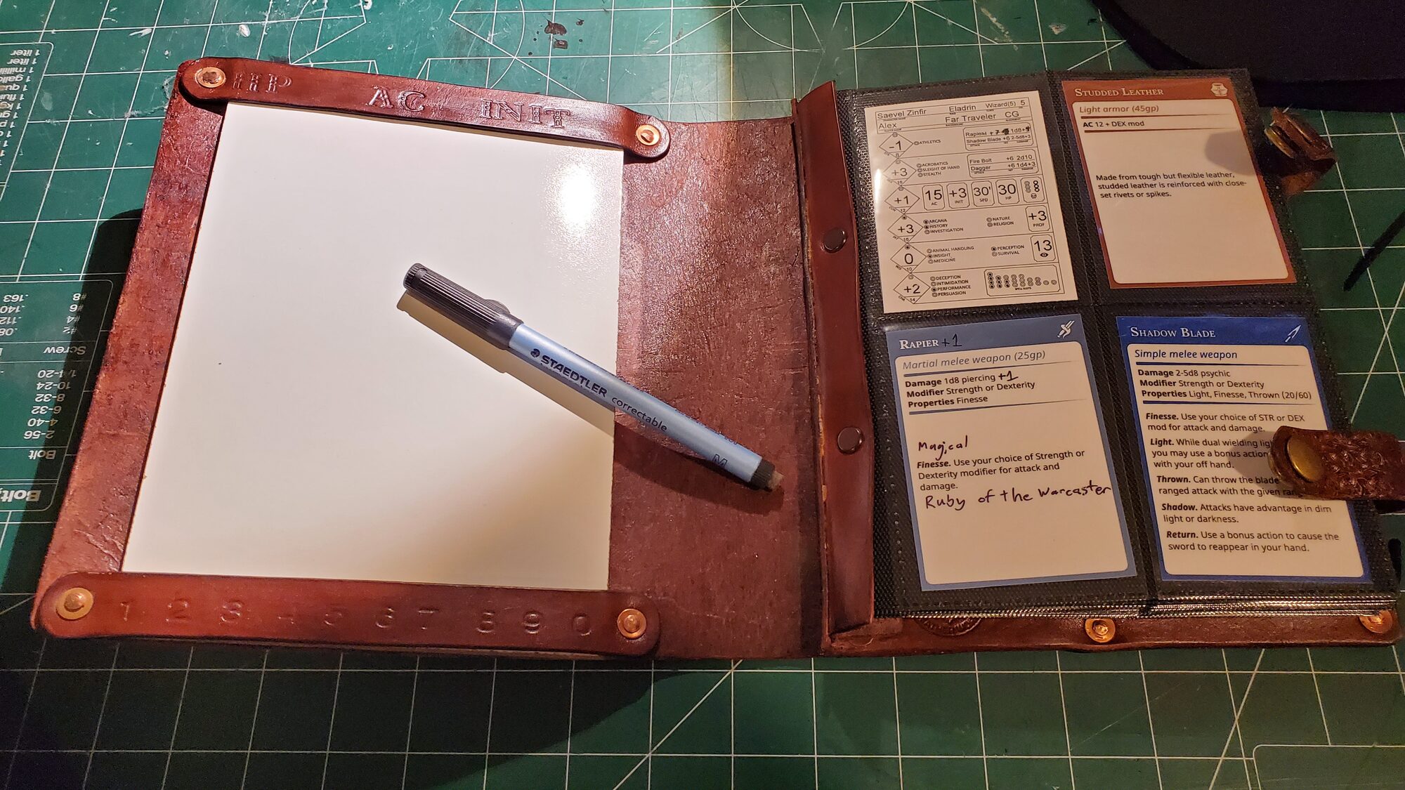 Character book showoff