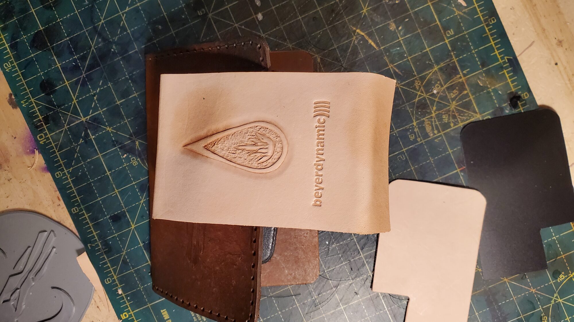 Cover with logo