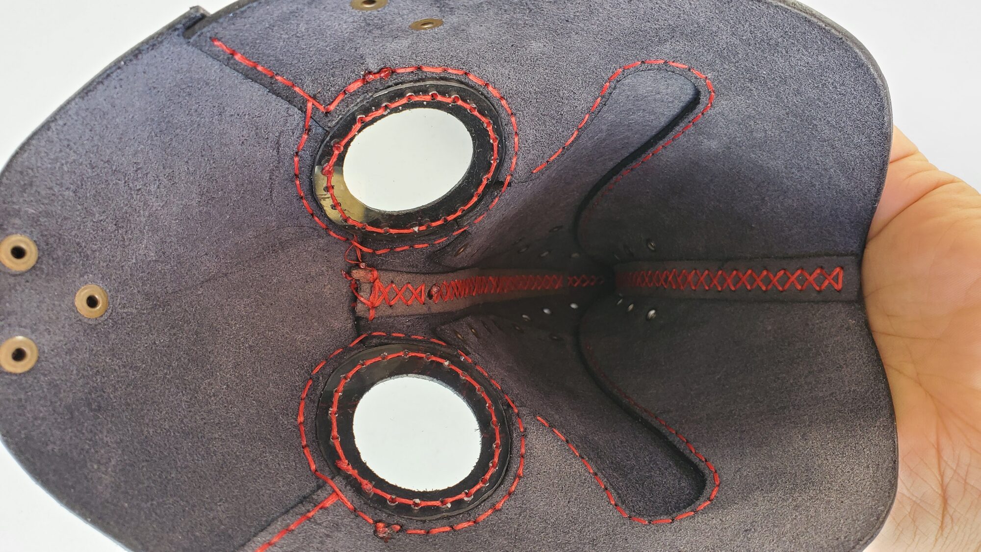 Plague doctor mask inside