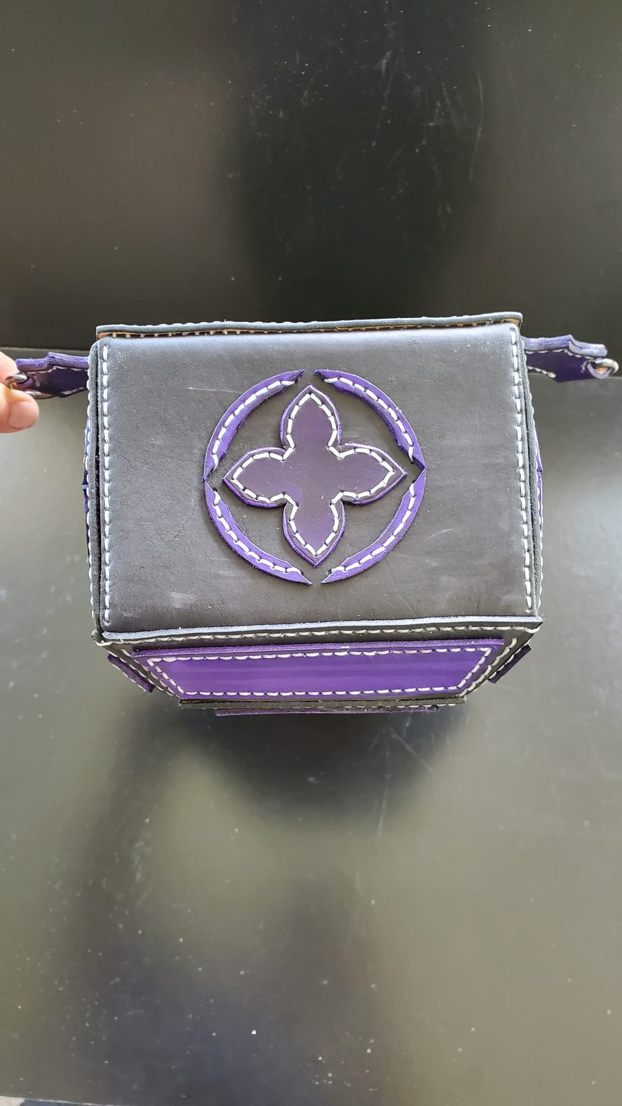 Coffin backpack side