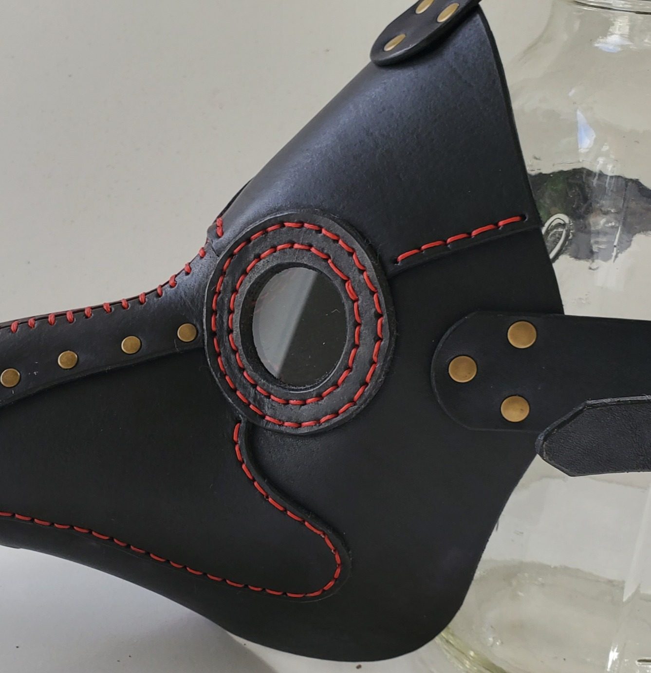 Plague doctor mask worn